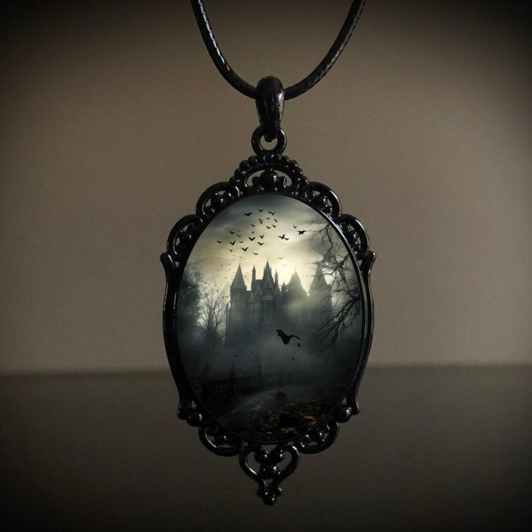Wholesale retro Halloween necklace pendant
